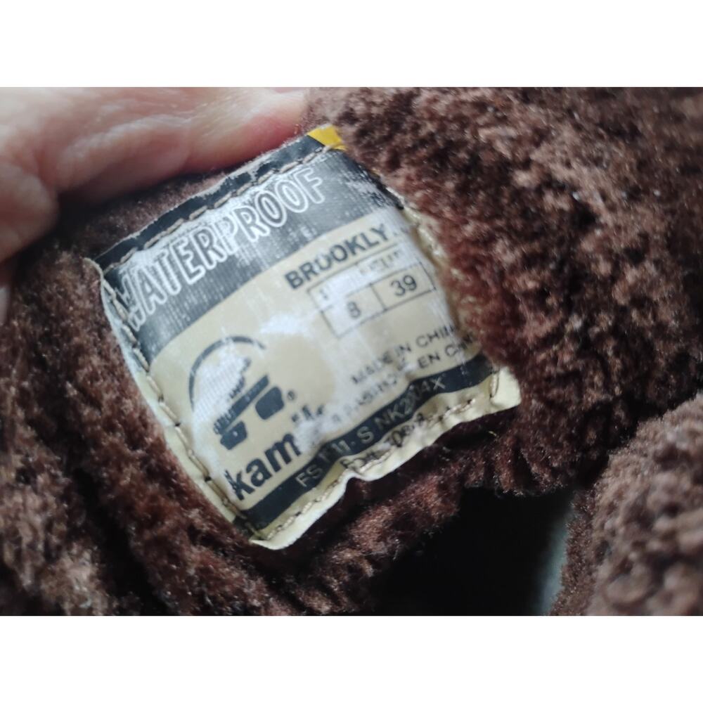 Women's Kamik Brooklyn Boots Size 8 Brown Snow Boots - Picture 7 of 7